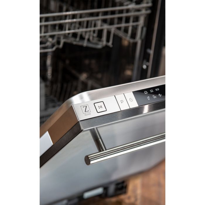 18 in. Top Control Dishwasher in Stainless Steel with Stainless Steel Tub and Modern Style Handle