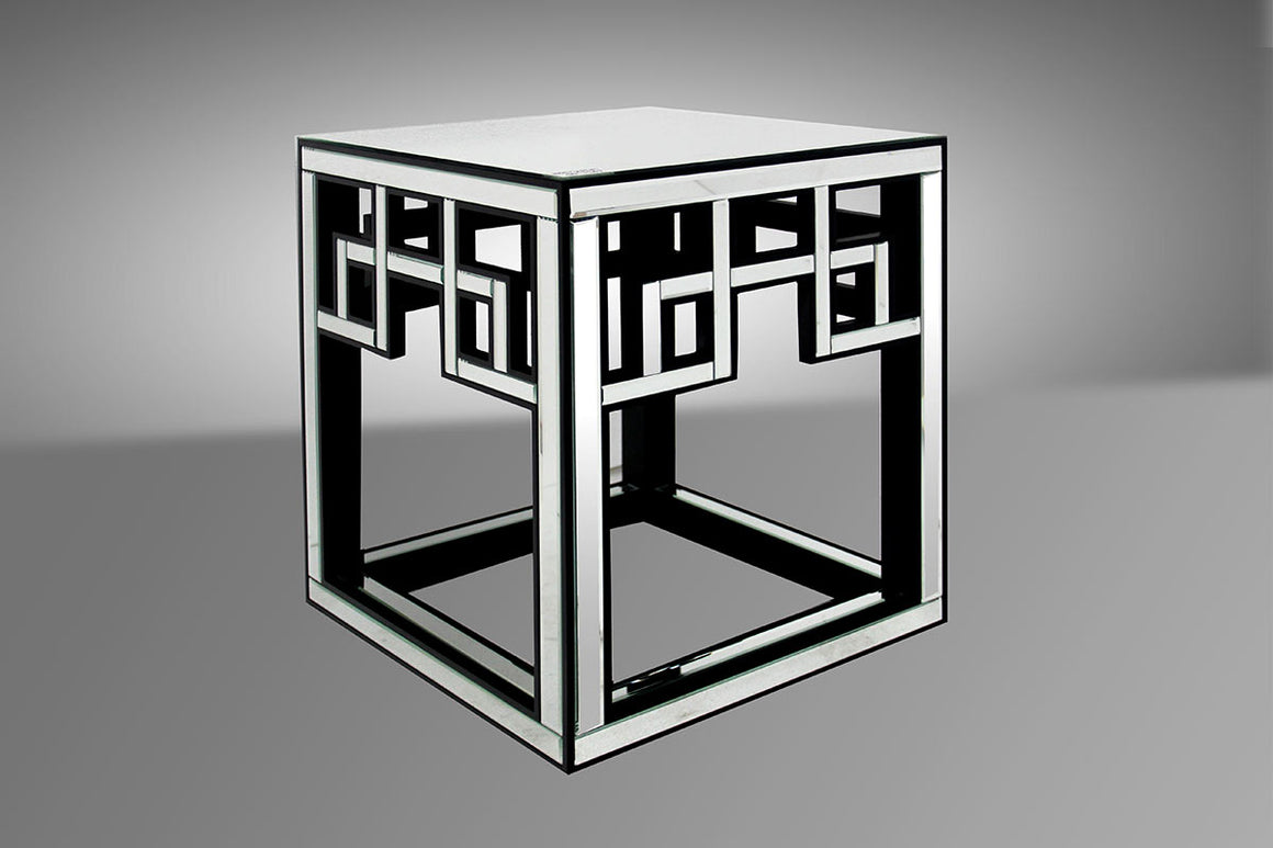 Modrest Linley - Transitional Mirrored End Table