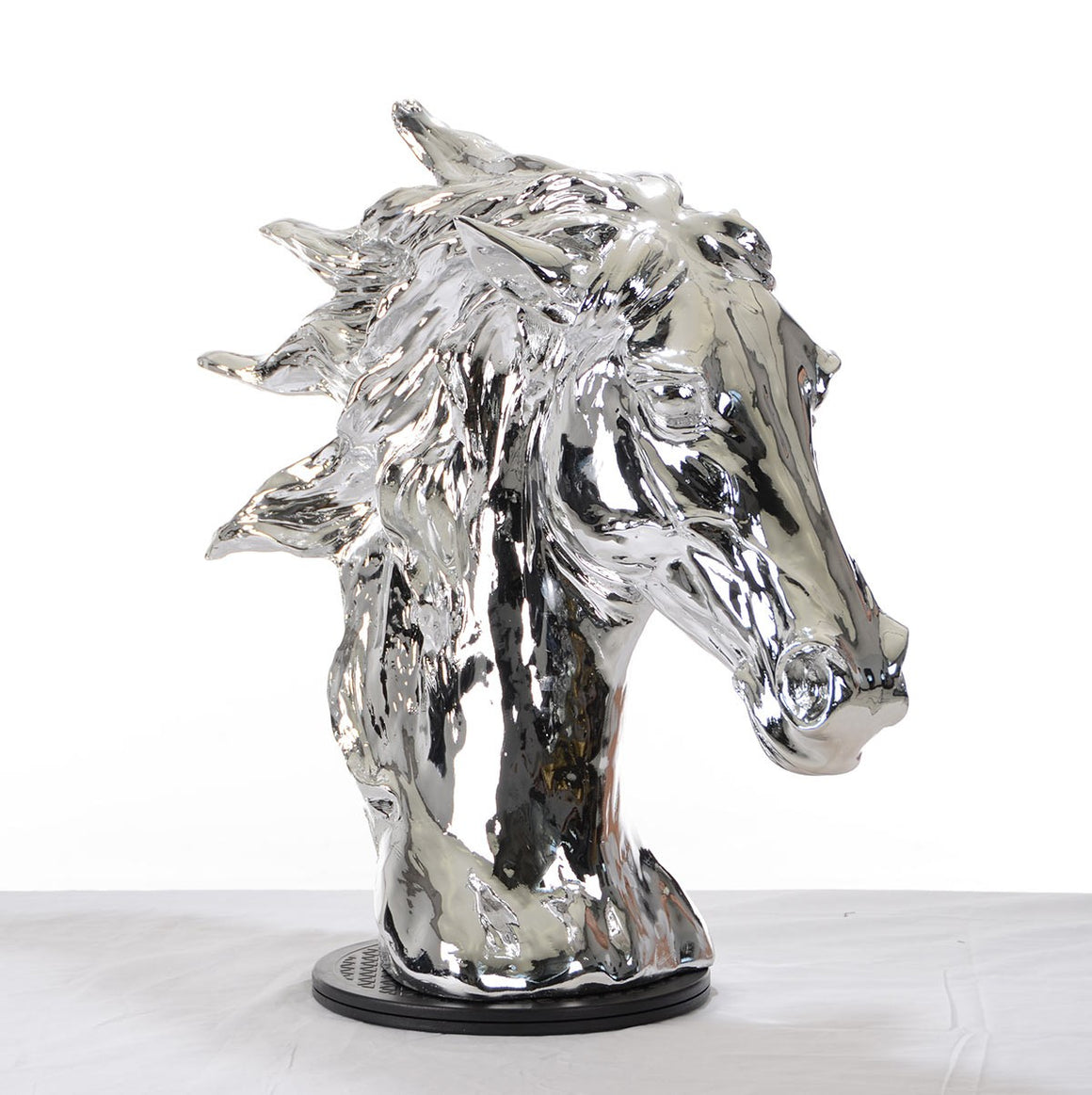 Modrest SZ0002 - Modern Silver Horse Head Sculpture