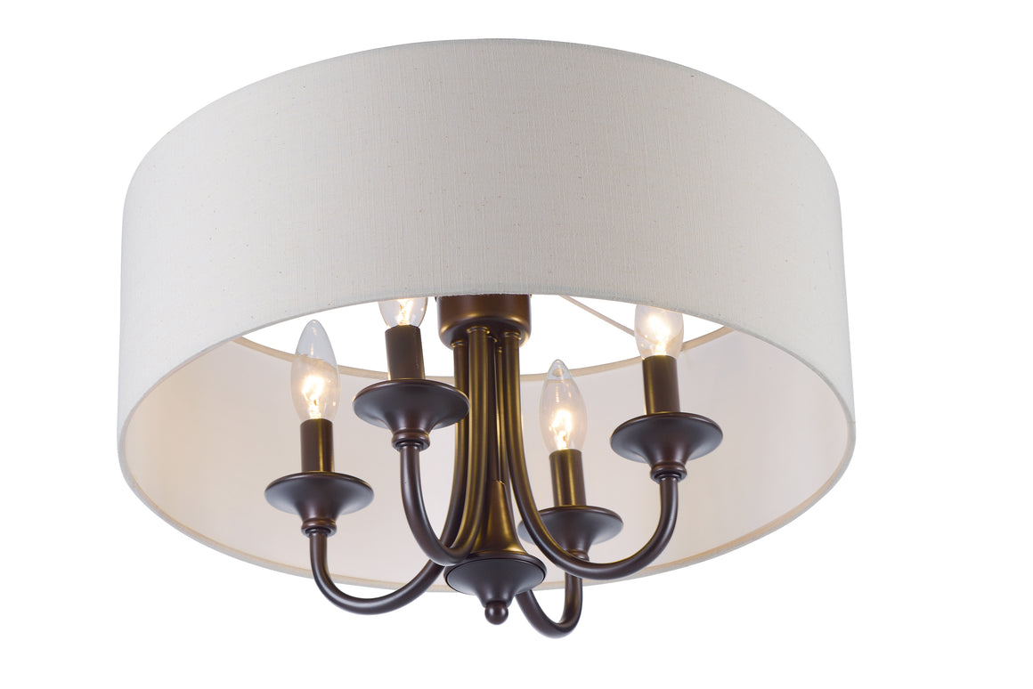 Bongo 4-Light Semi-Flush Mount/Pendant