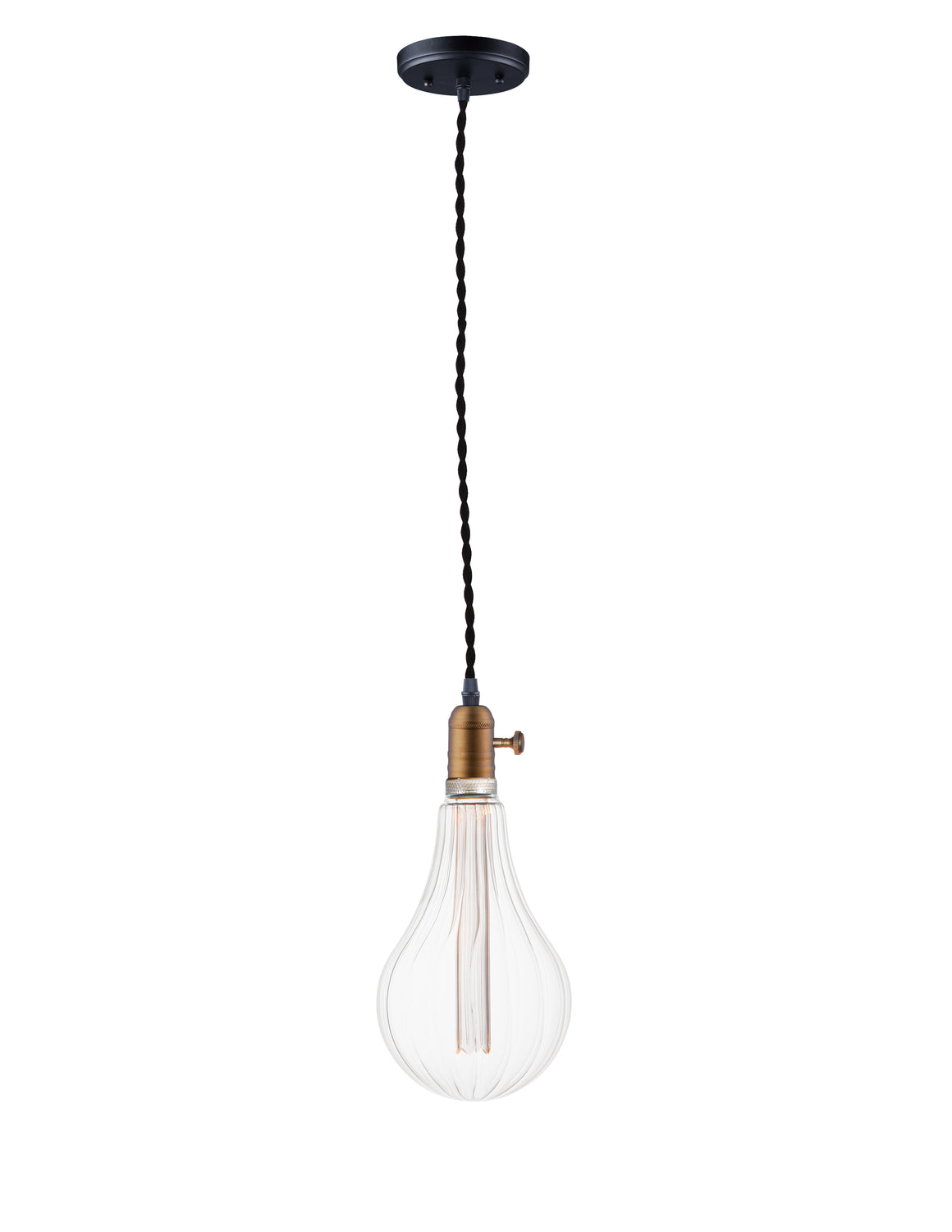 Early Electric 1-Light Pendant with A52 LED Bulb