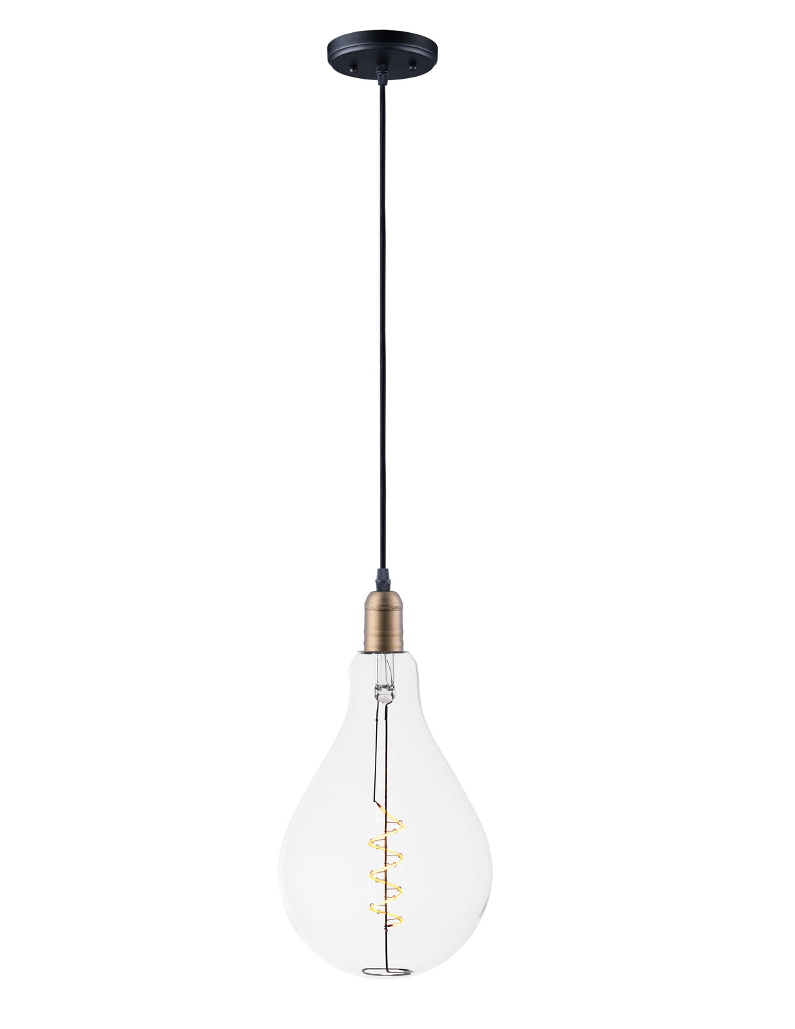 Early Electric 1-Light Pendant with A50 LED Bulb