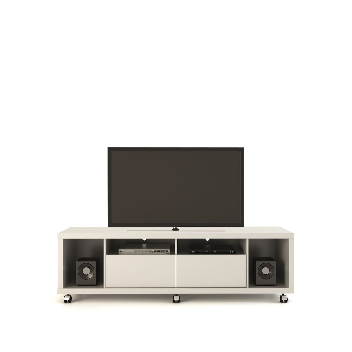 Cabrini TV Stand 1.8 in White Gloss