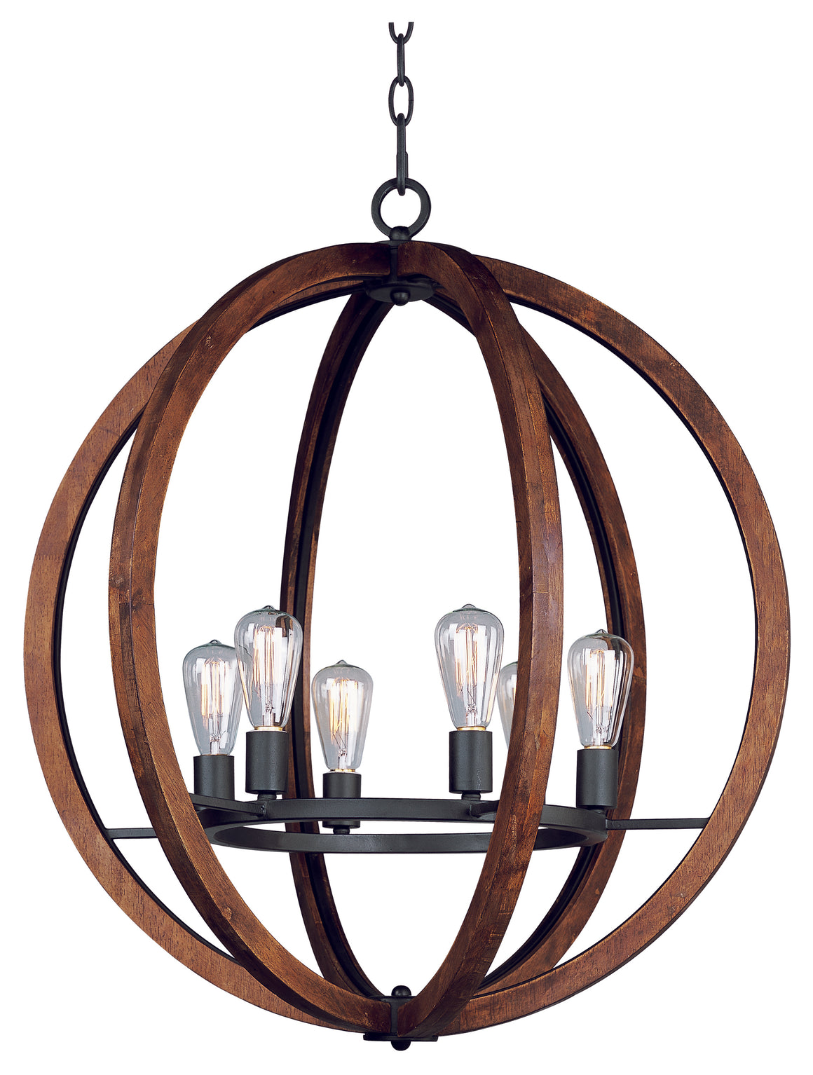 Bodega Bay 6-Light Chandelier w/Bulb