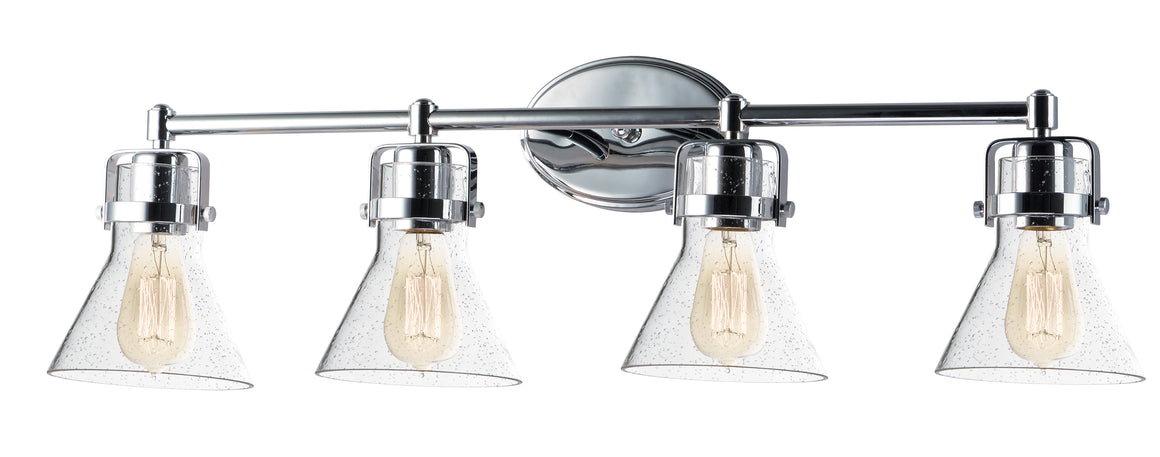 Seafarer 4-Light Bath Vanity With Bulbs