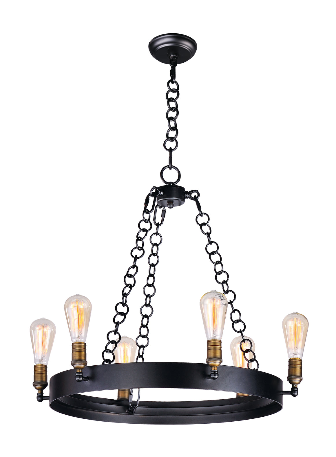 Noble 6-Light Chandelier w/Bulbs