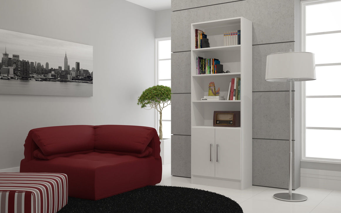 Catarina Cabinet with 6 shelves in White