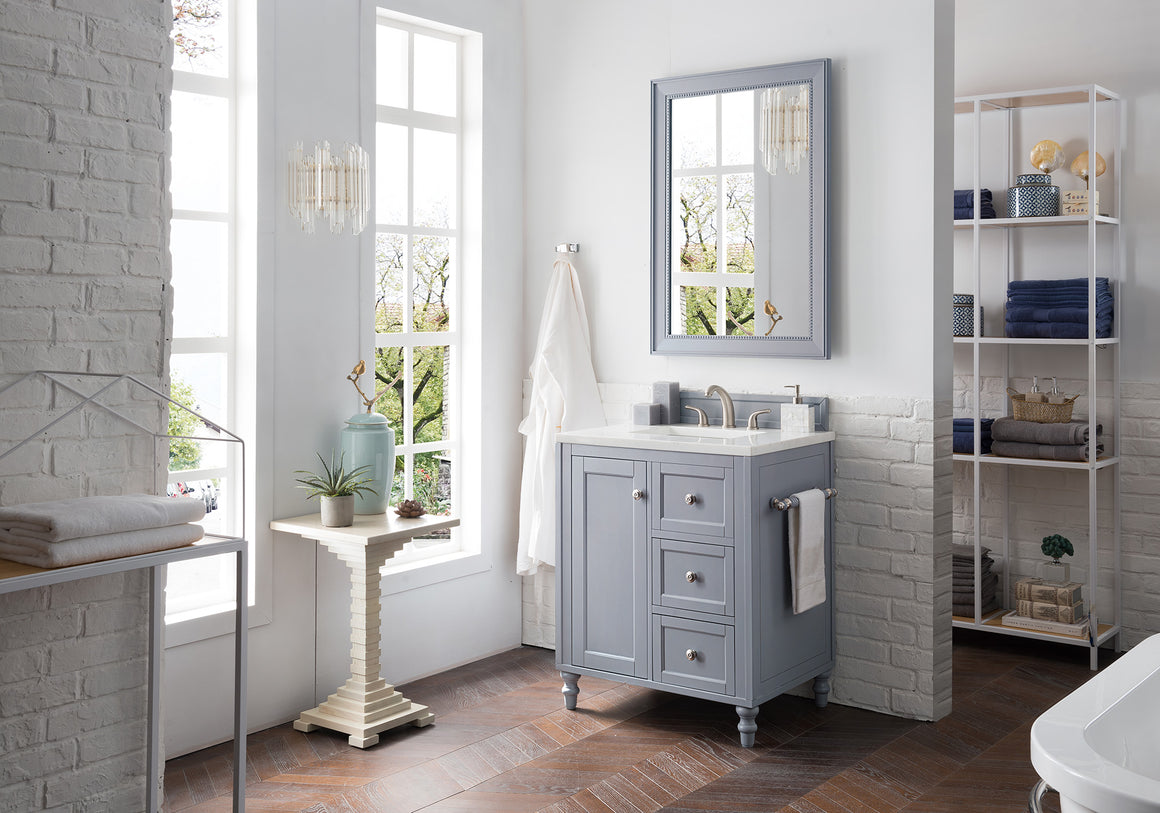 Copper Cove Encore 30" Single Vanity, Silver Gray