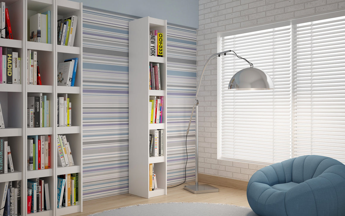 Parana Bookcase 1.0 with 5 shelves in White
