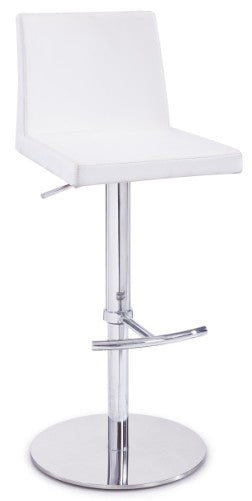 Modrest Salton Modern White Bar Stool