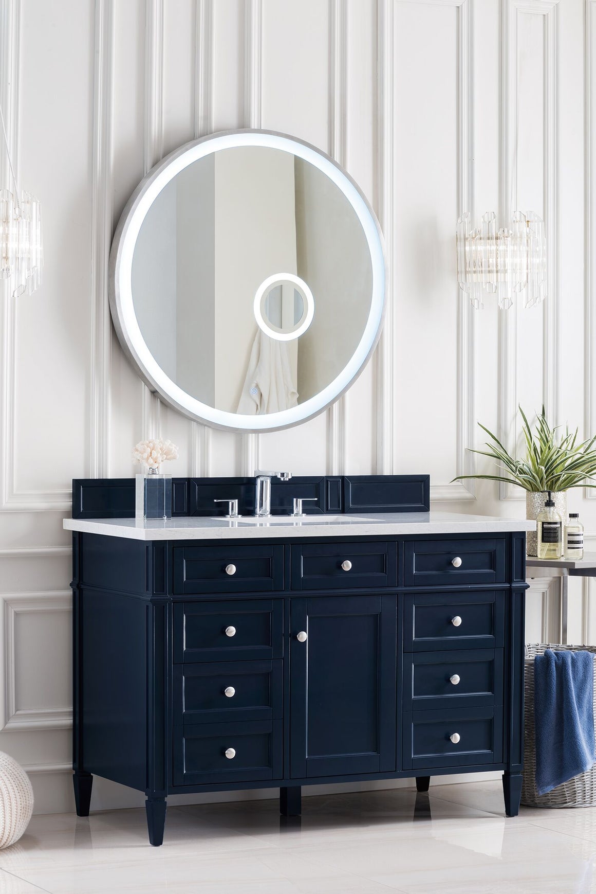 Brittany 48" Single Vanity in Victory Blue
