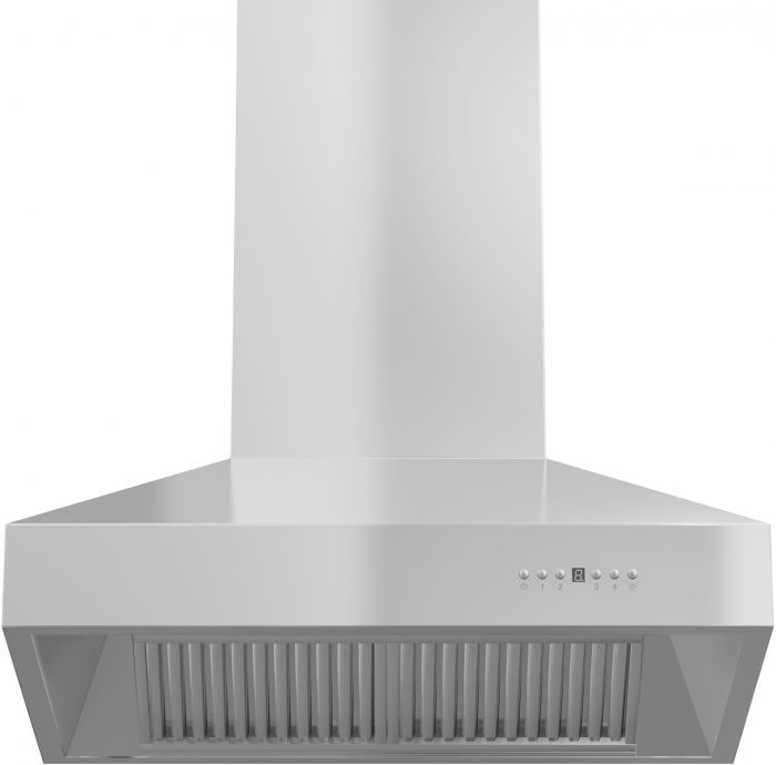 ZLINE 48 in. Professional Wall Mount Range Hood in Stainless Steel with Crown Molding (667CRN-48)