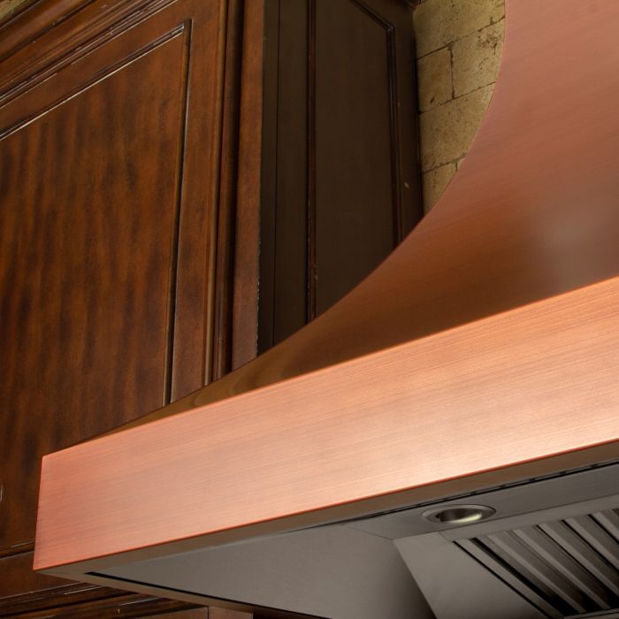 ZLINE Designer Hand-Hammered Copper Wall Mount Range Hood (8632H) - 30 Inch  - The Range Hood Store