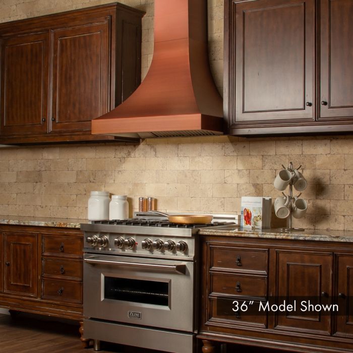 ZLINE 48" Designer Series Copper Finish Wall Range Hood (8632C-48)