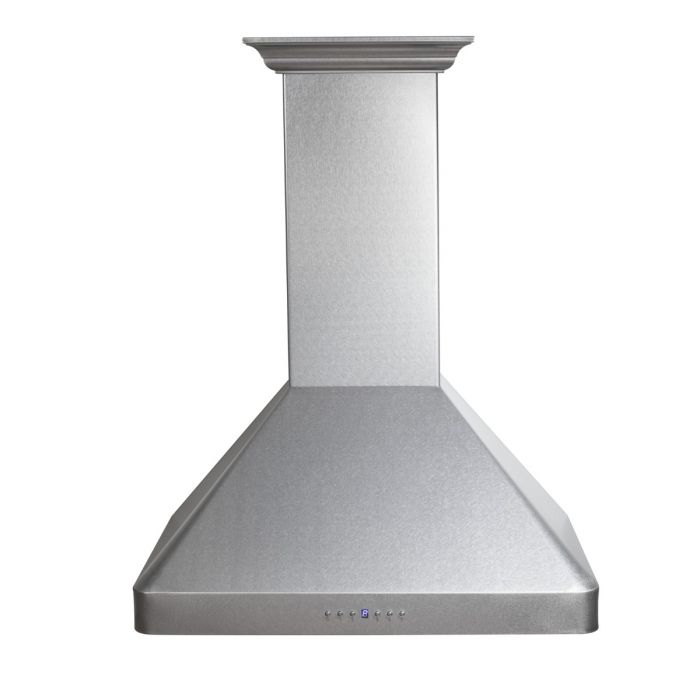 ZLINE 30 in. Wall Mount Range Hood in Snow Finished Stainless Steel (8KF2S-30)