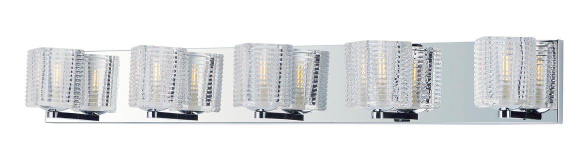 Groove LED 5-Light Bath Vanity