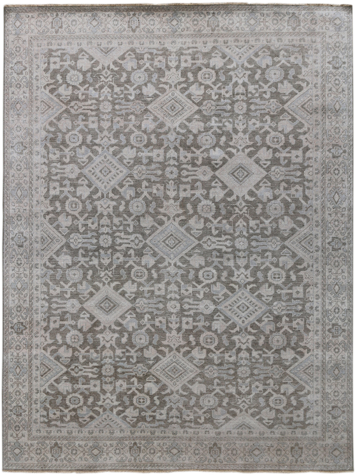Sallena Traditional Design Hand Knotted Rug 9'x12'