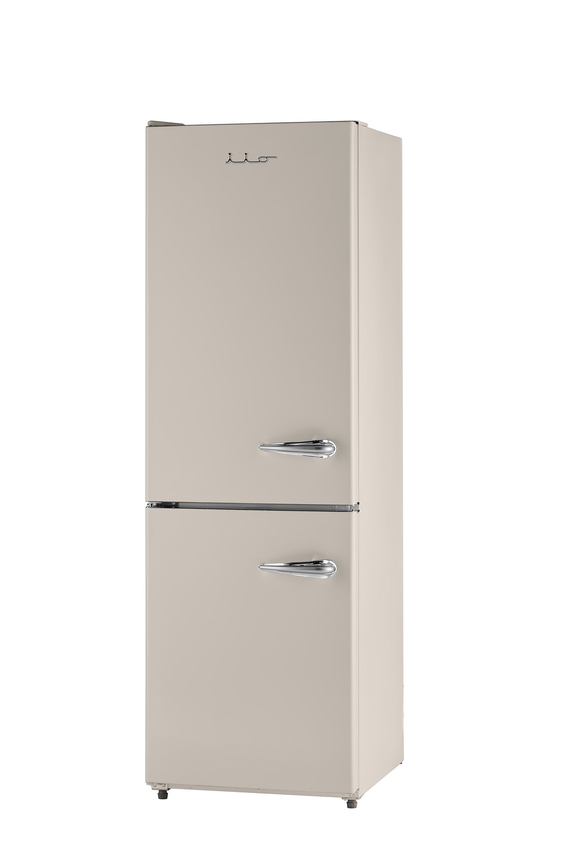 iio 11 Cu. Ft. Retro Refrigerator with Bottom Freezer in Cream (Left Hinge)