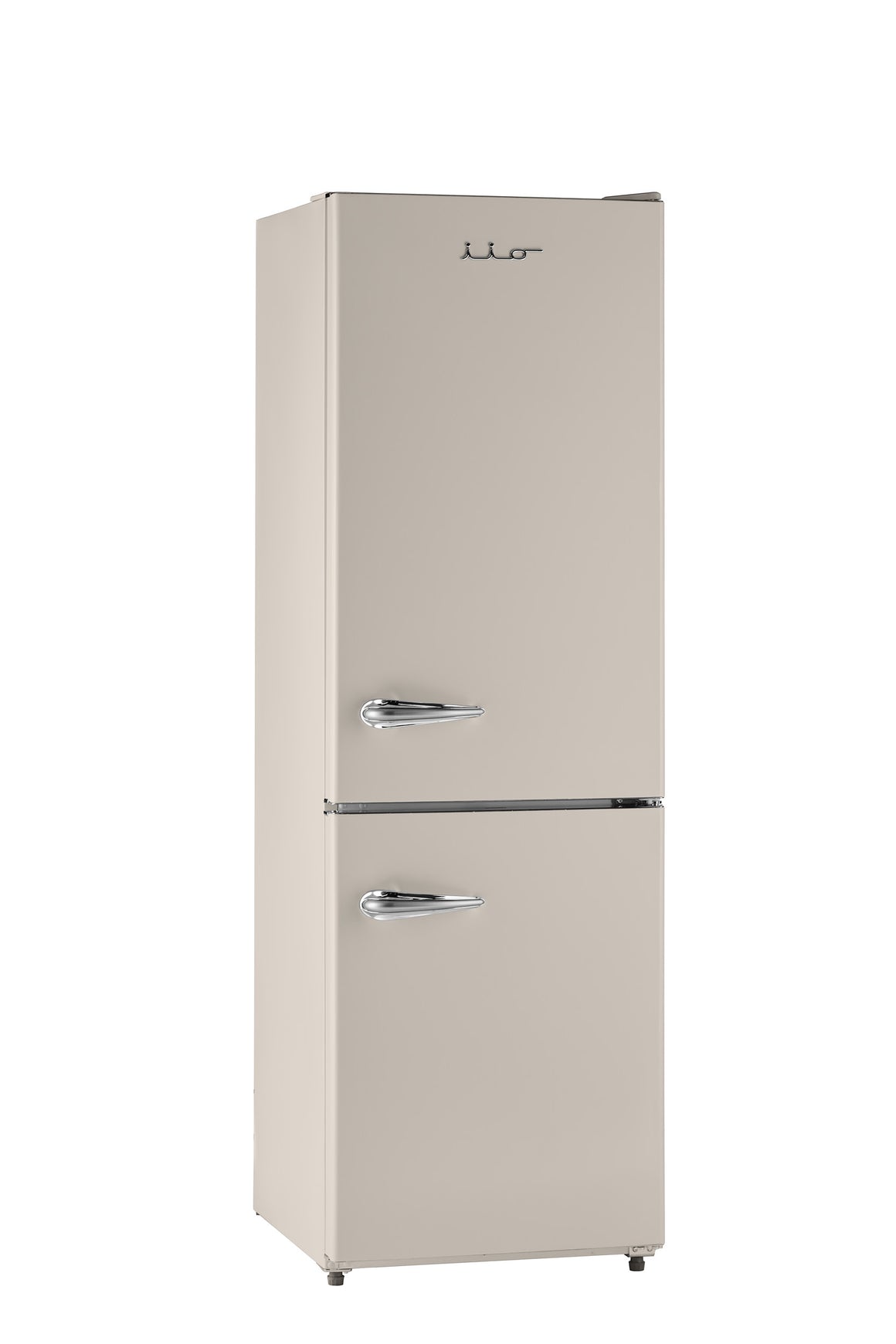 iio 11 Cu. Ft. Retro Refrigerator with Bottom Freezer in Cream (Right Hinge)