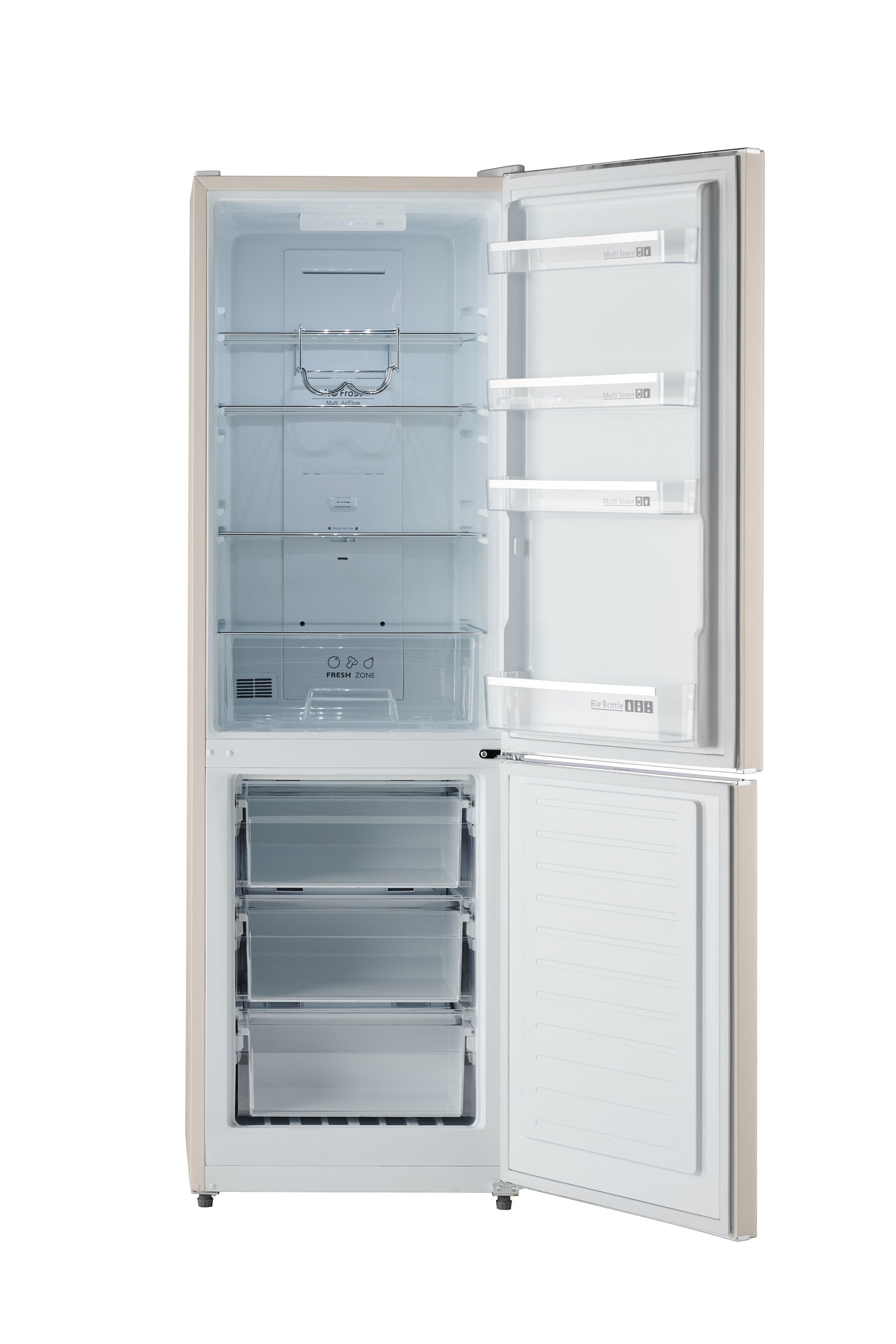 iio 11 Cu. Ft. Retro Refrigerator with Bottom Freezer in White (Right -  HouseTie