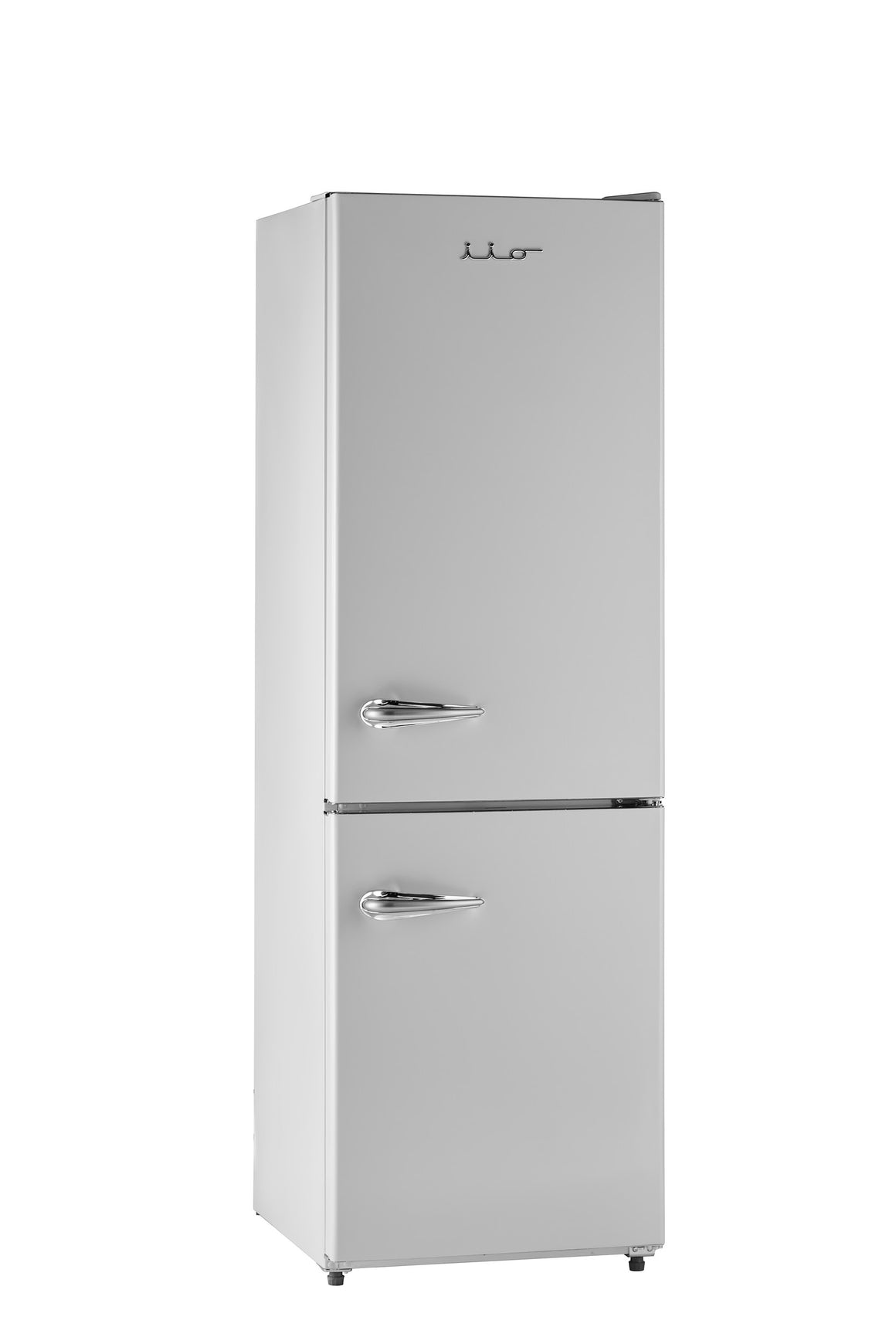 iio 11 Cu. Ft. Retro Refrigerator with Bottom Freezer in White (Right Hinge)