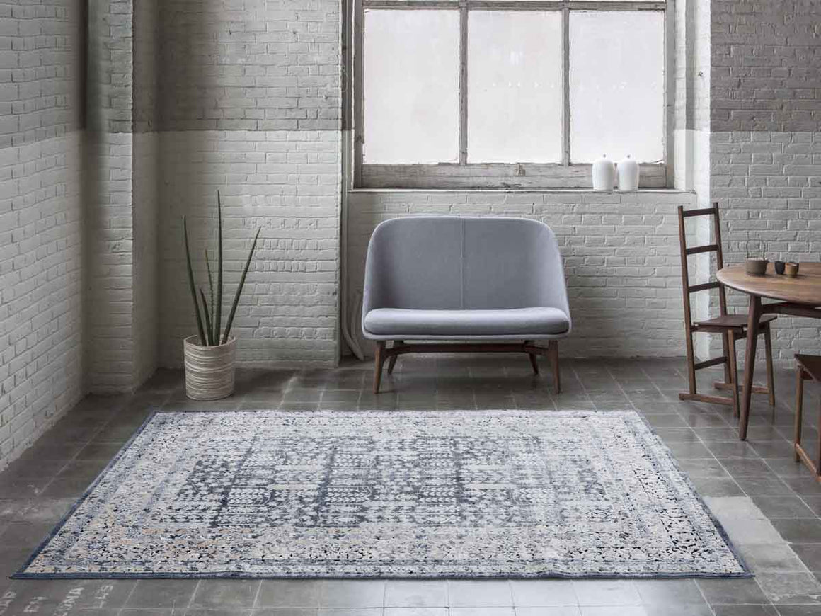 Belmont Transitional Graphite Power-Loomed Rug 8'7"x11'6"