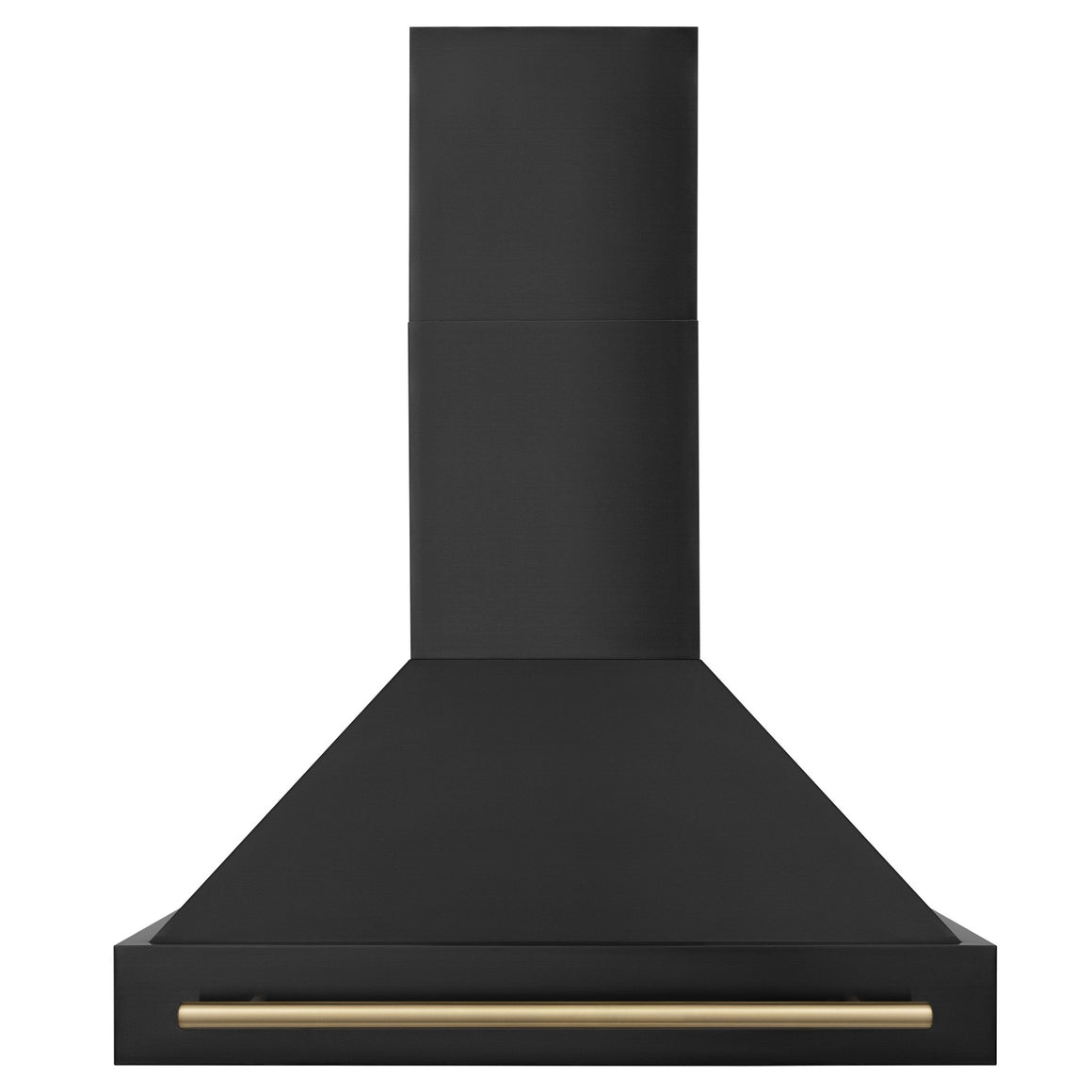 ZLINE 30" Autograph Edition Black Stainless Steel Range Hood with Champagne Bronze Handle (BS655Z-30-CB)