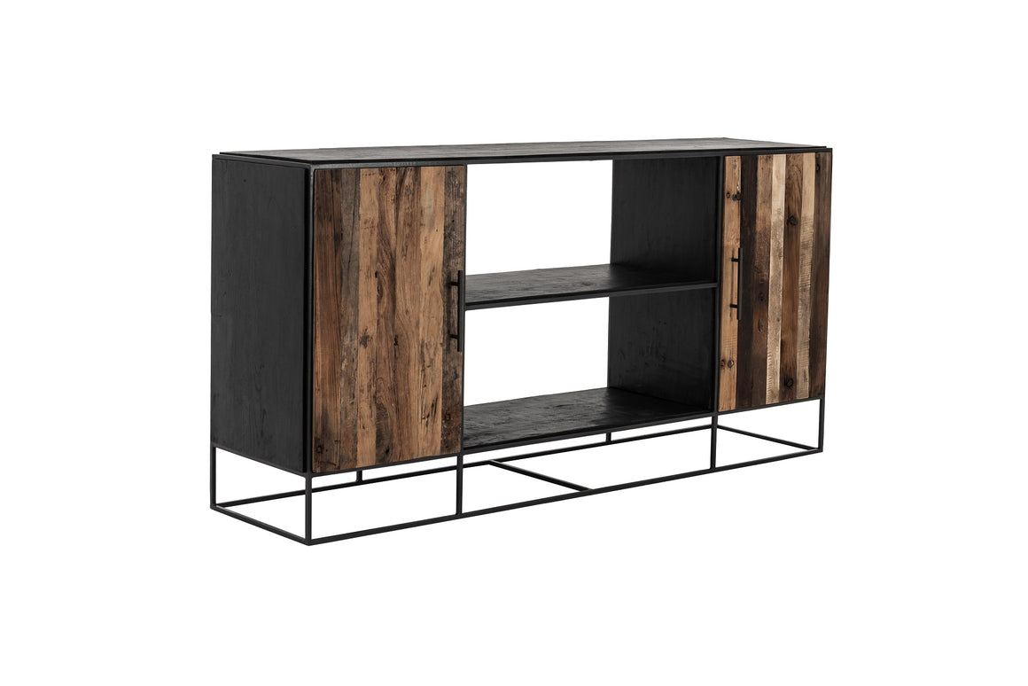 Rustika Sideboard with 2 Doors and Open Shelving