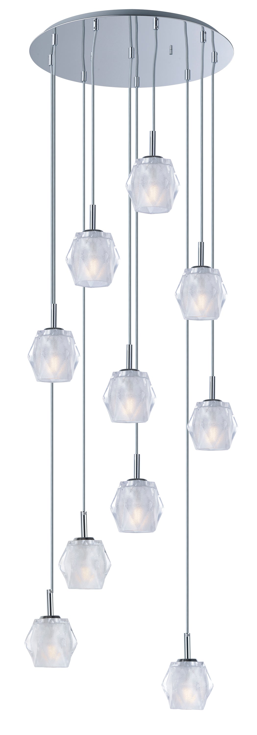 Tangent LED 10-Light Pendant