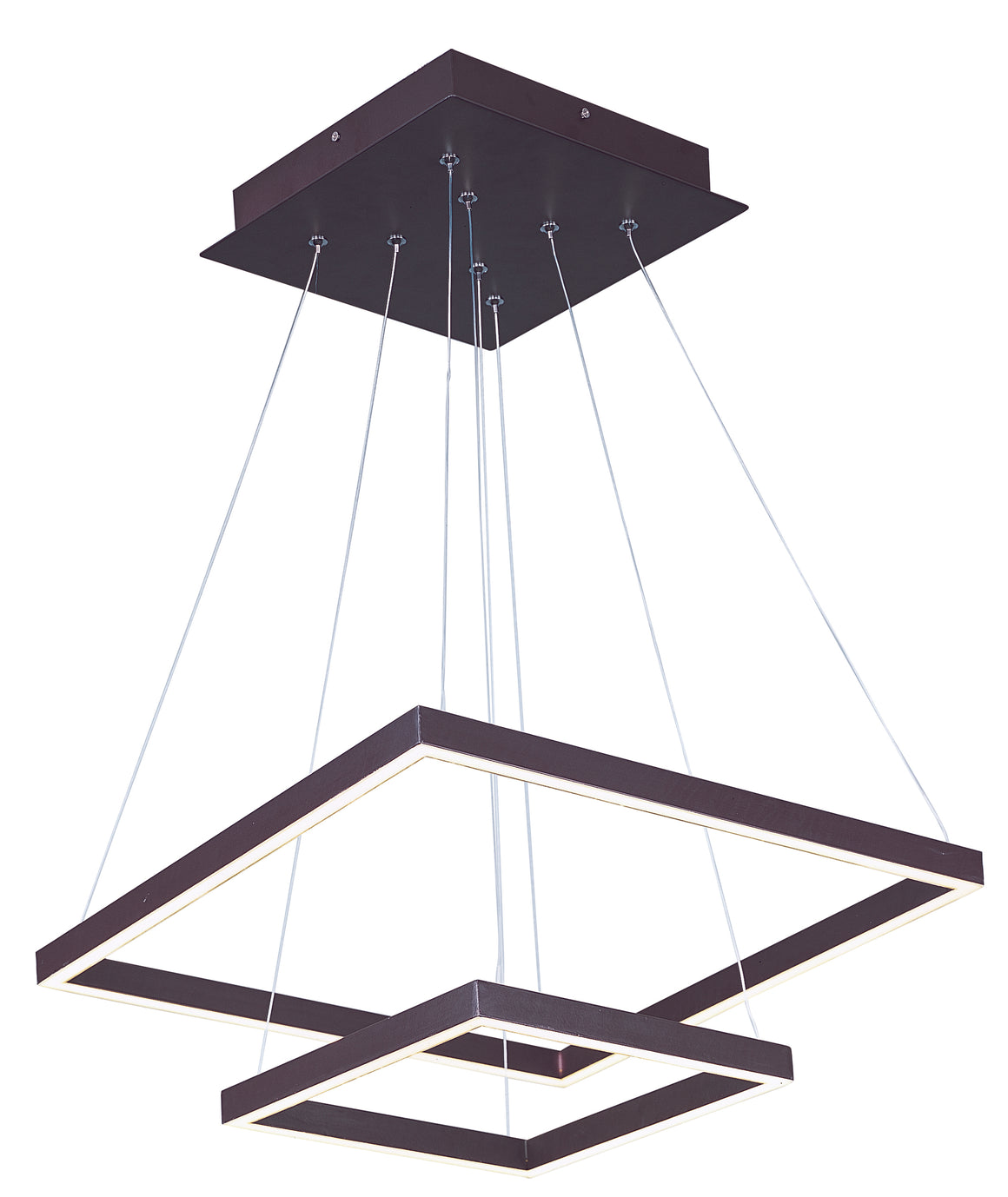 Quad LED 2-Tier Pendant