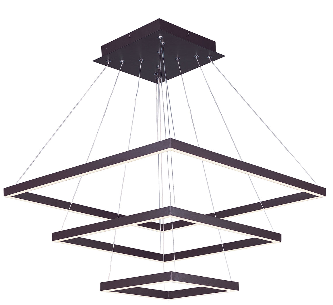 Quad LED 3-Tier Pendant