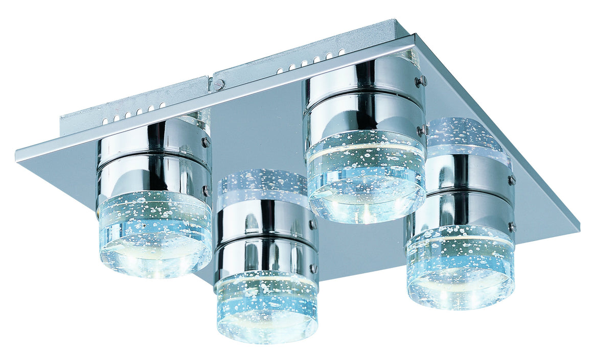 Fizz IV 4-Light LED Flush Mount