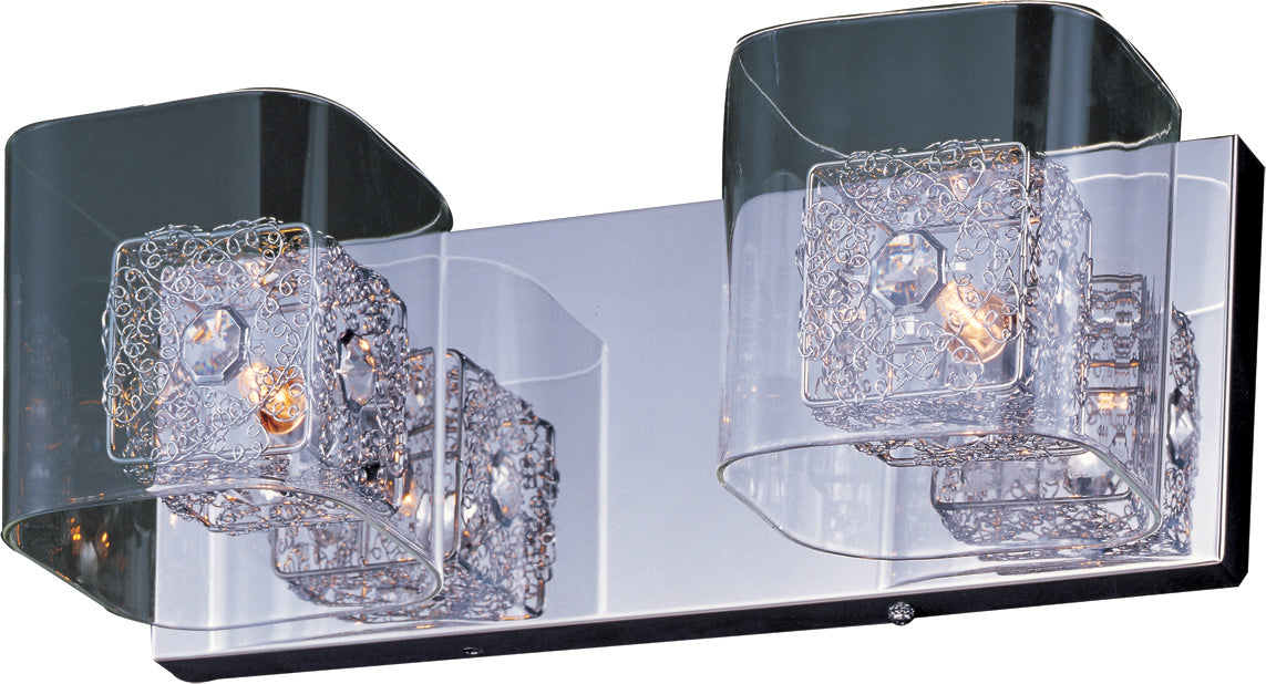 Gem 2-Light Bath Vanity with PC Shade