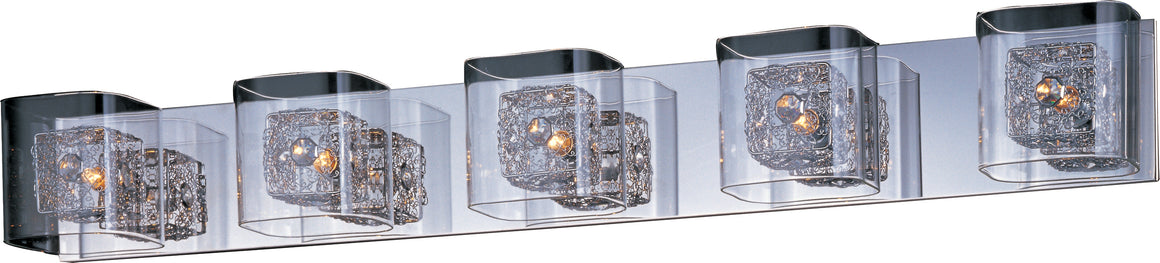 Gem 5-Light Bath Vanity with PC Shade