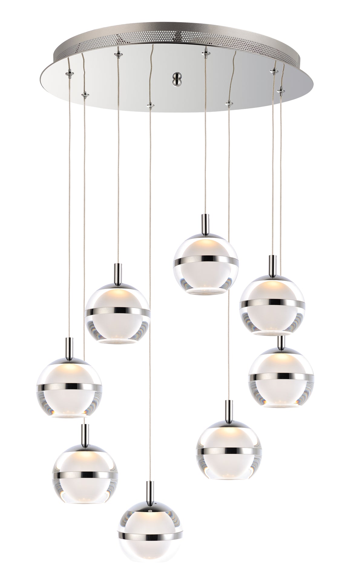 Swank LED 8-Light Pendant