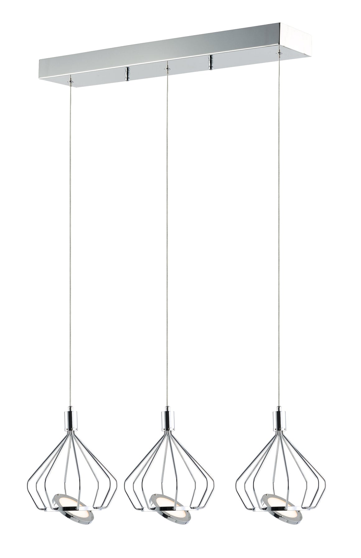 Tilt LED 3-Light Pendant