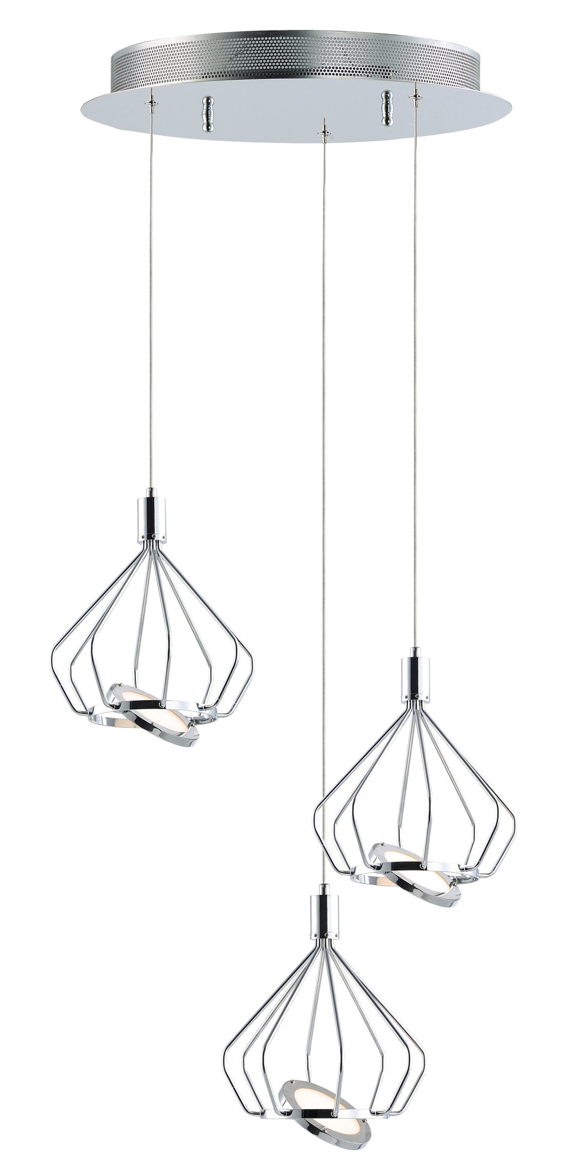 Tilt LED 3-Light Pendant