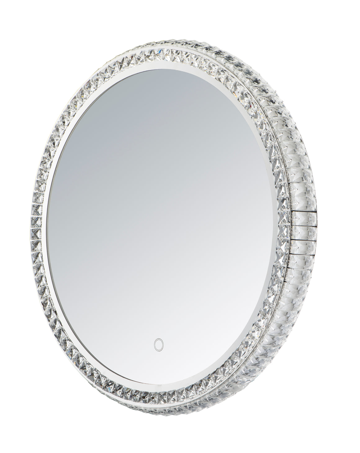 LED Crystal Round Mirror