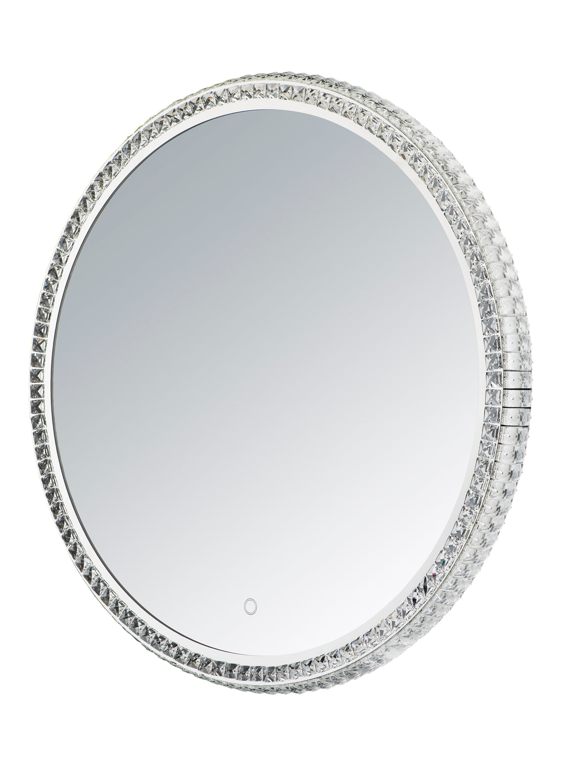 LED Crystal Round Mirror