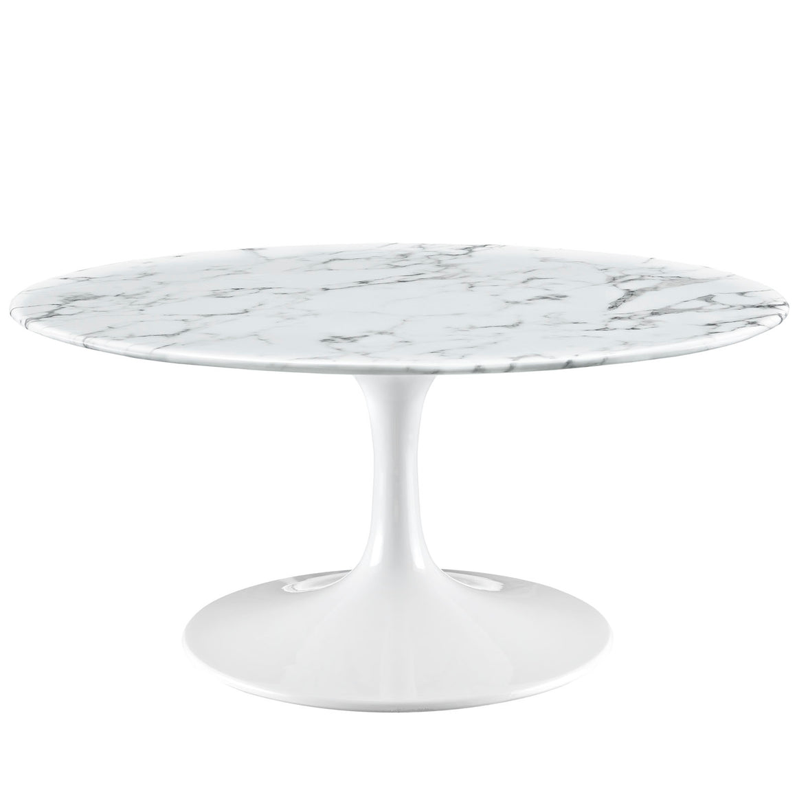 Lippa 36" Artificial Marble Coffee Table