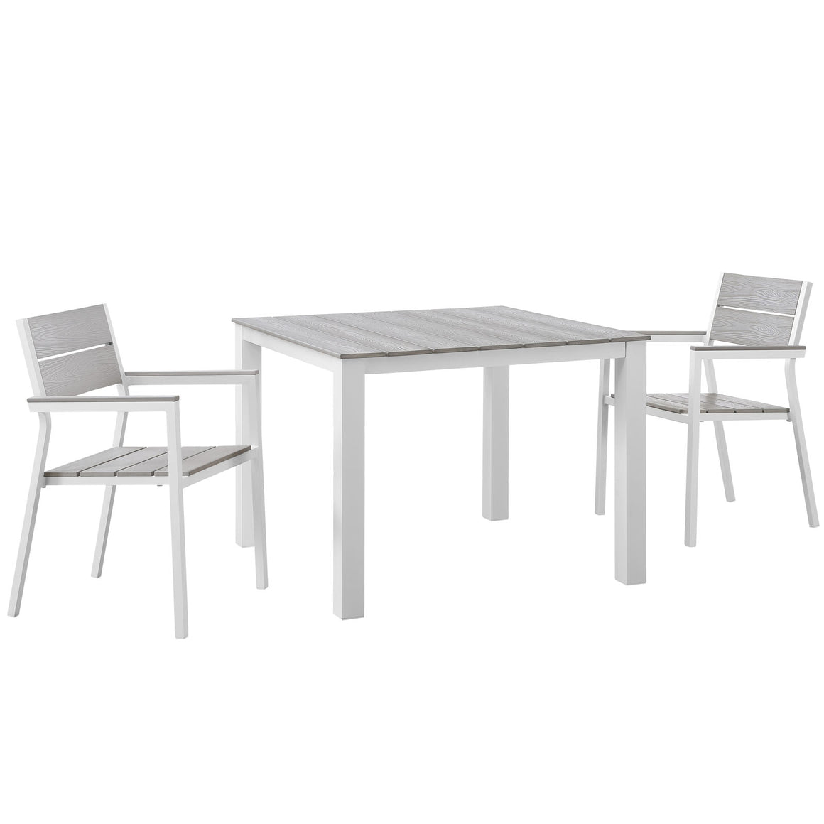 Maine 3 Piece Outdoor Patio  Dining Set