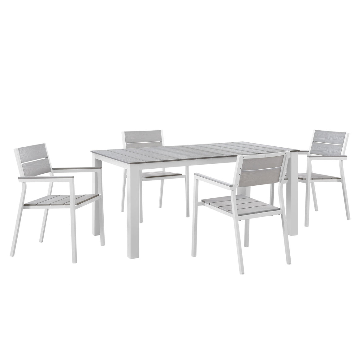 Maine  5 Piece Outdoor Patio Dining Set