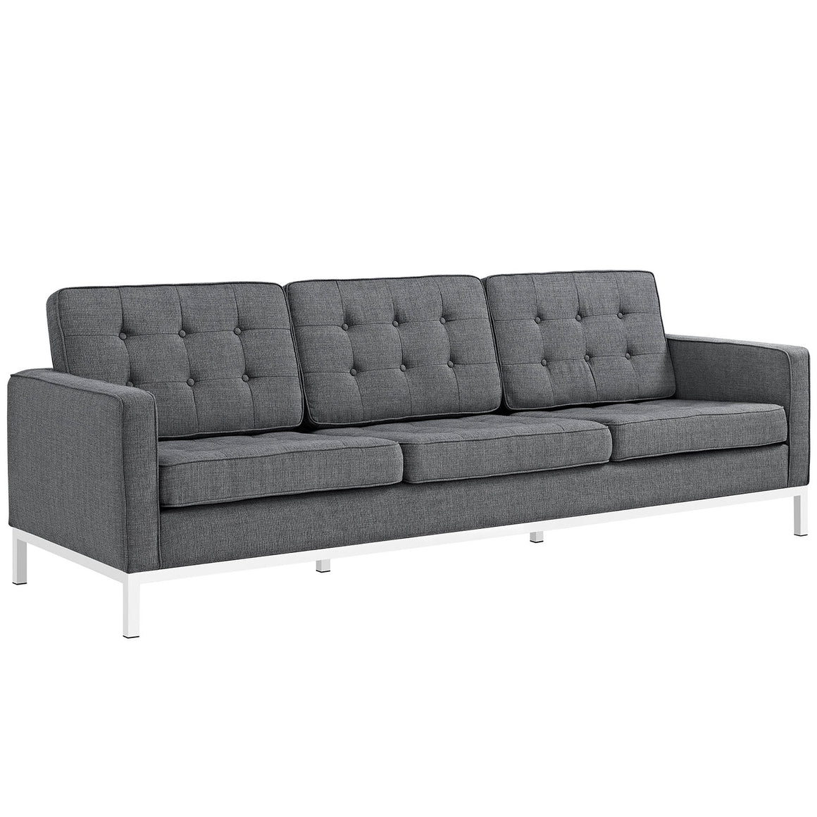 Loft Upholstered Fabric Sofa