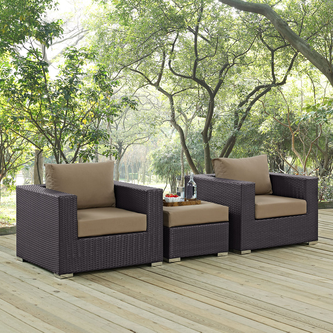 Convene  3 Piece Outdoor Patio Sofa Set