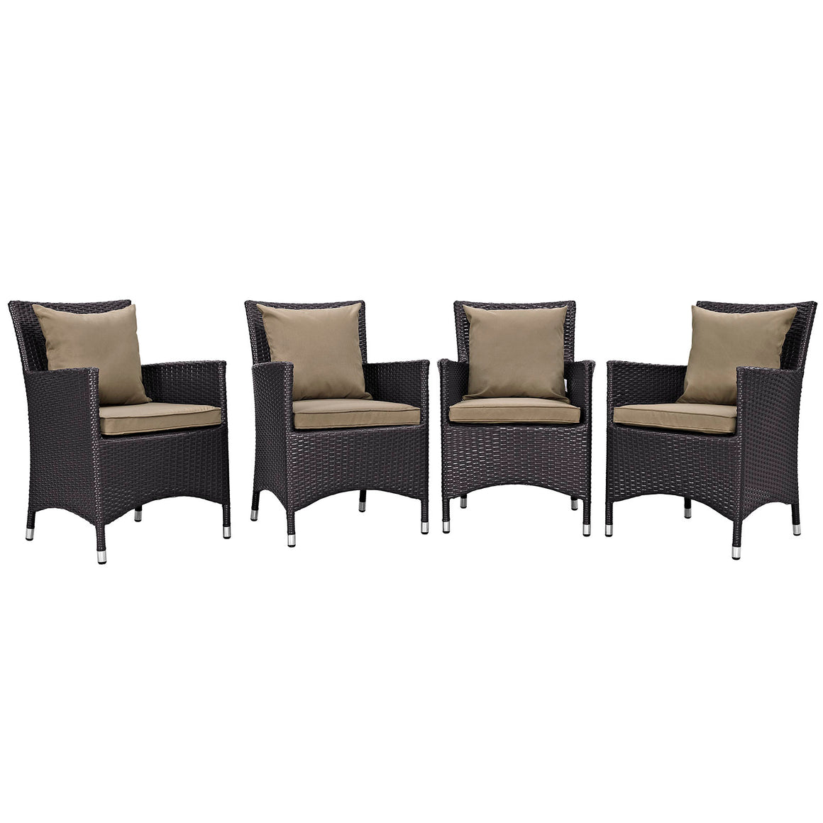 Convene 4 Piece Outdoor Patio Dining Set