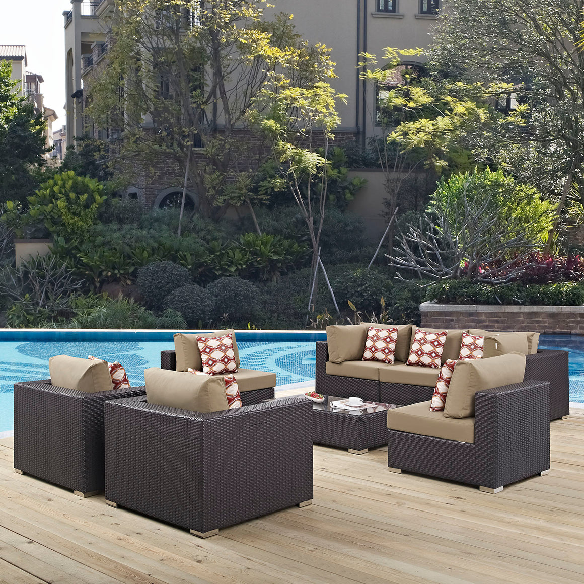 Convene 8 Piece Outdoor Patio Sectional