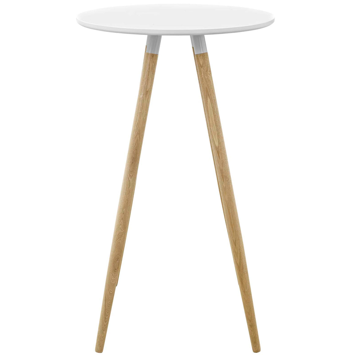 Track Round Bar Table In White