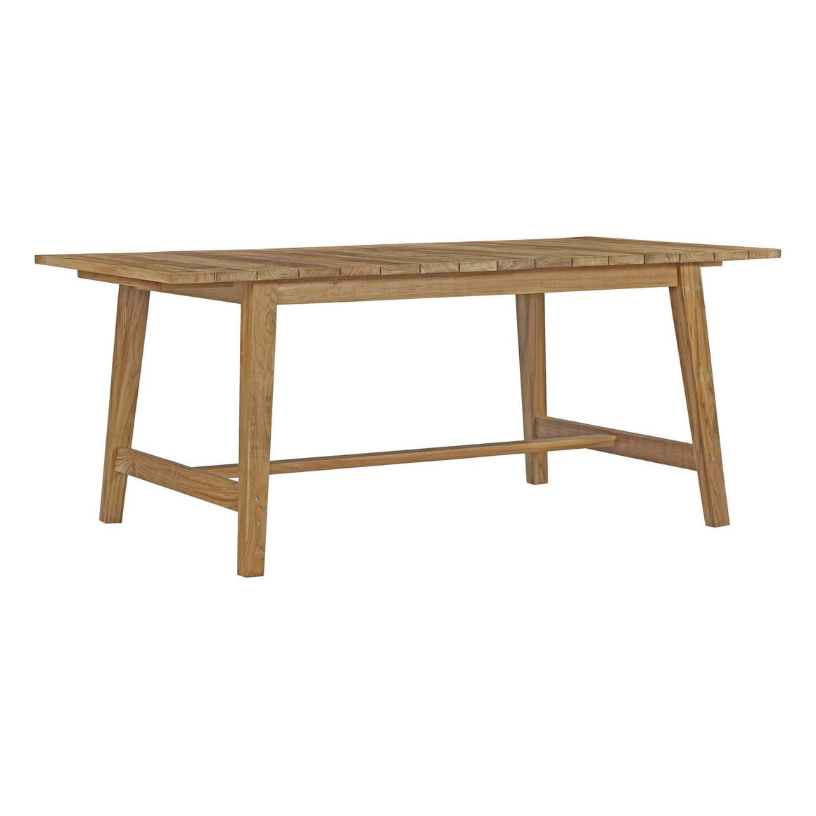 Dorset Outdoor Patio Teak Dining Table  in Natural