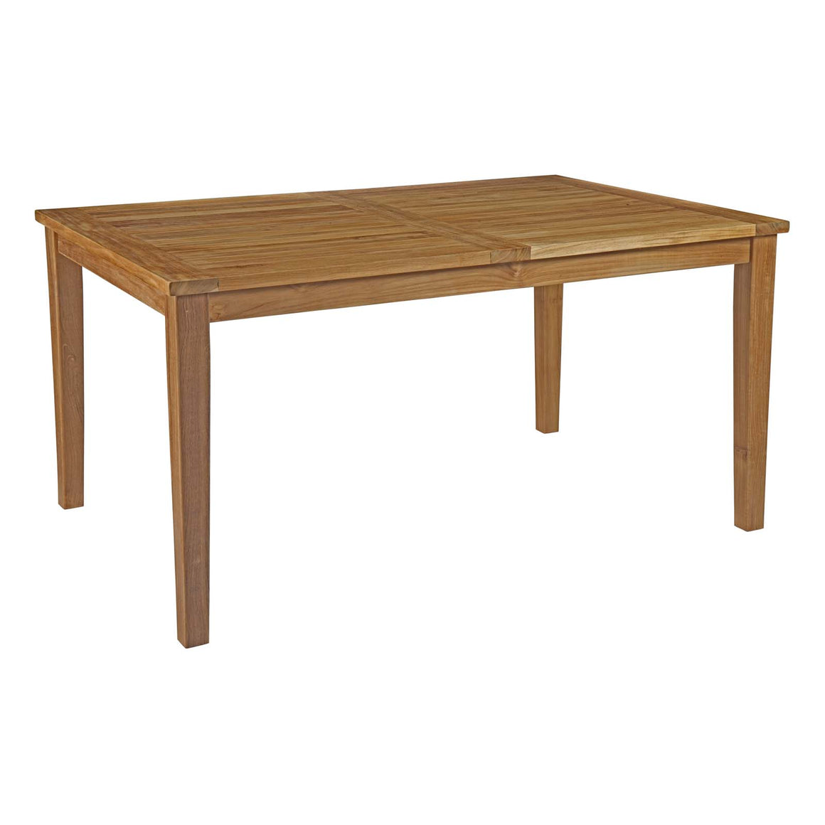 Marina Outdoor Patio  Teak Dining Table In Natural