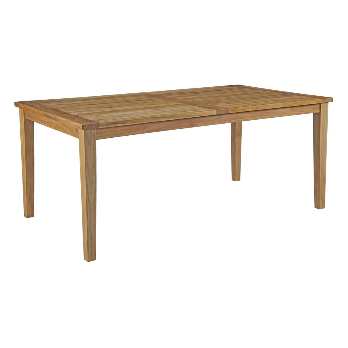 Marina  Outdoor Patio Teak Dining Table In Natural